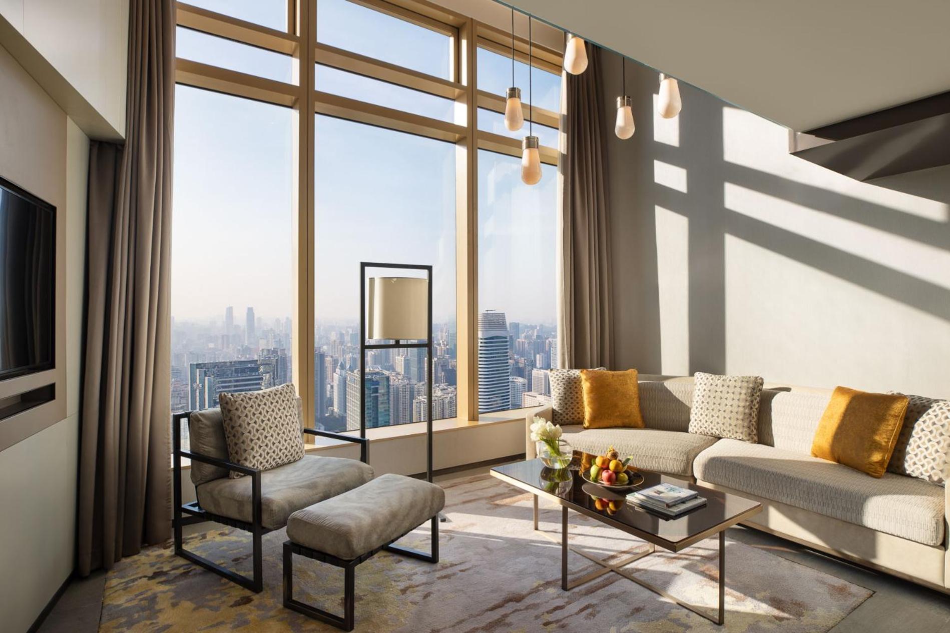 Jumeirah Guangzhou-Complimentary Shuttle Bus To Canton Fair Complex Eksteriør billede