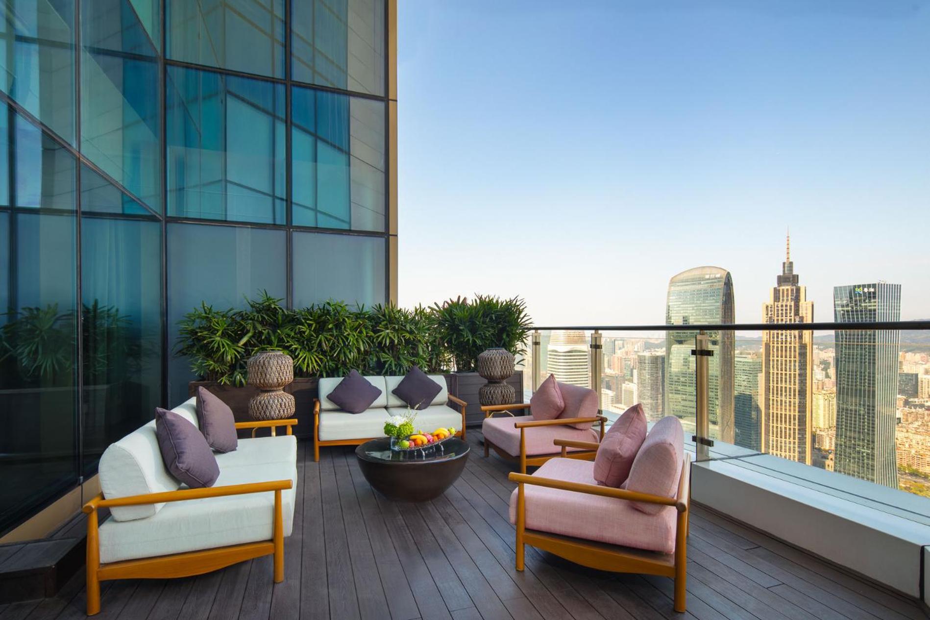 Jumeirah Guangzhou-Complimentary Shuttle Bus To Canton Fair Complex Eksteriør billede