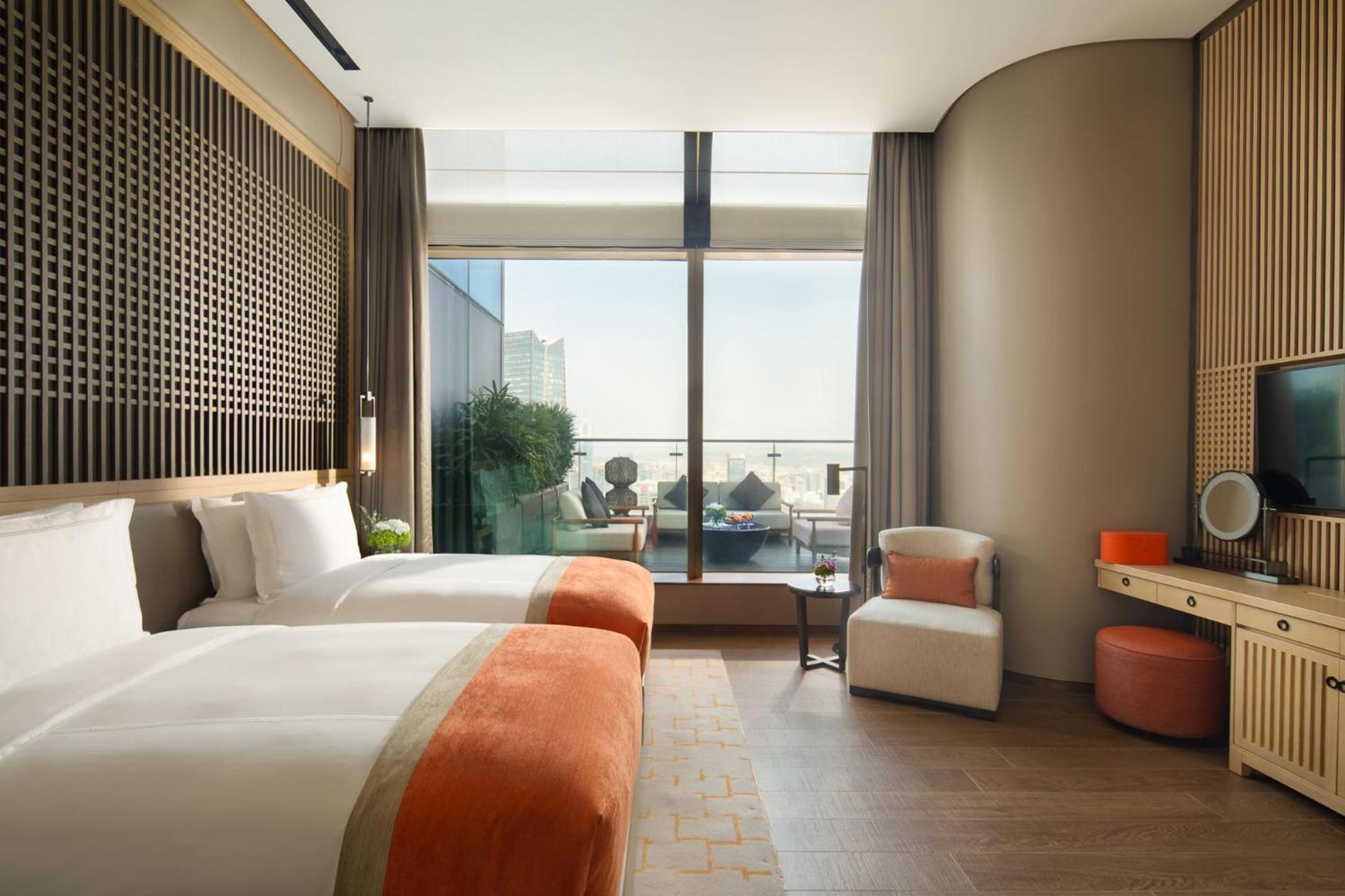 Jumeirah Guangzhou-Complimentary Shuttle Bus To Canton Fair Complex Eksteriør billede