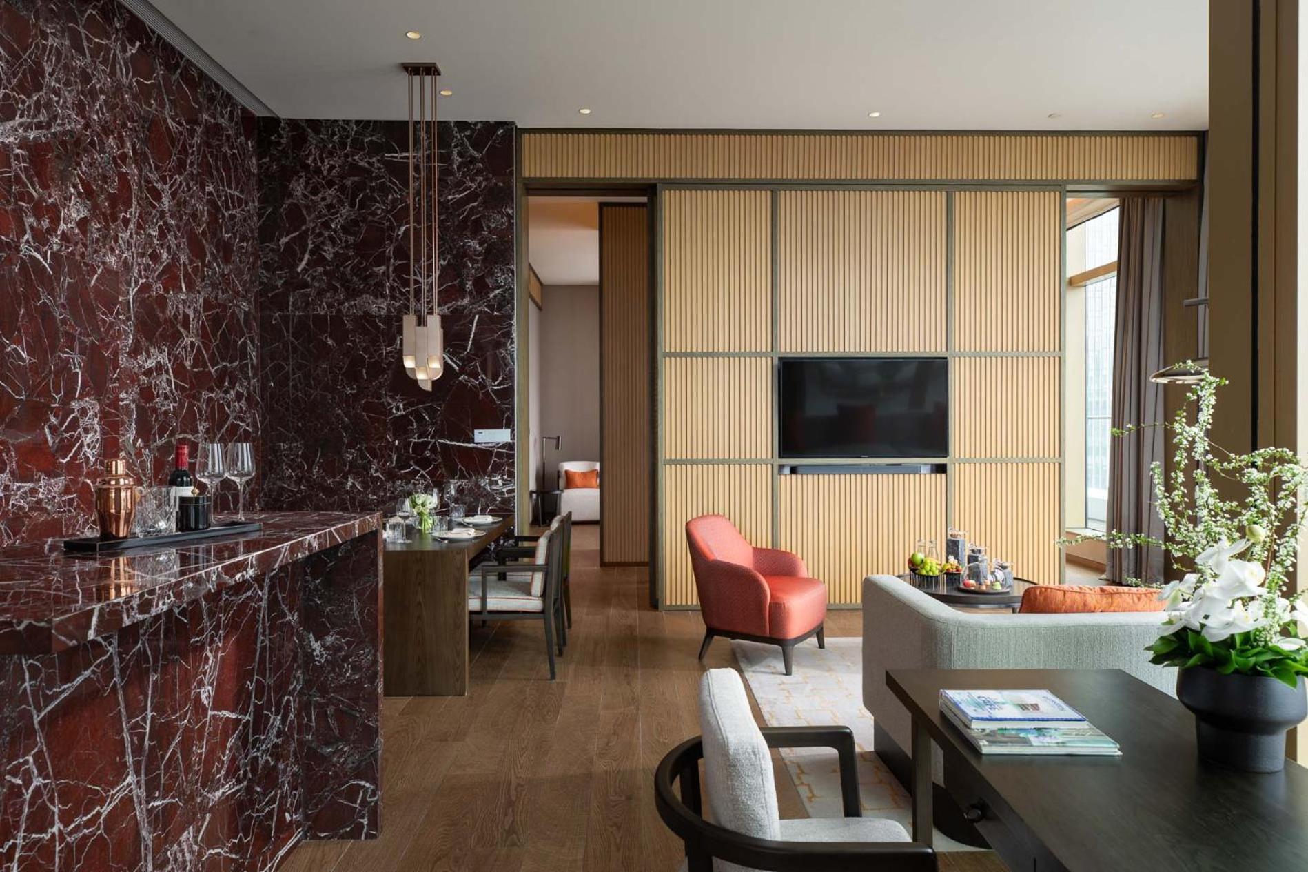 Jumeirah Guangzhou-Complimentary Shuttle Bus To Canton Fair Complex Eksteriør billede