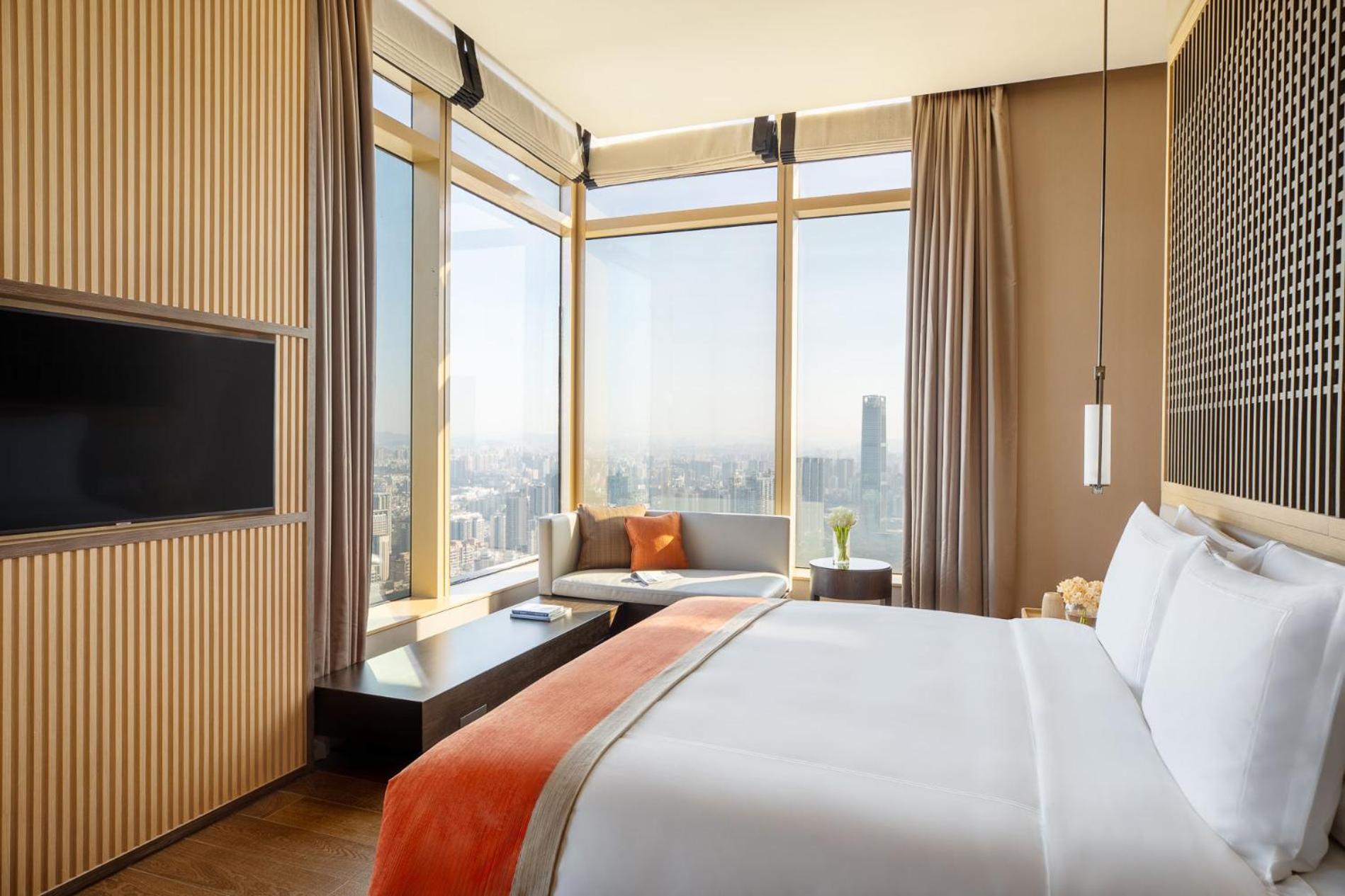 Jumeirah Guangzhou-Complimentary Shuttle Bus To Canton Fair Complex Eksteriør billede