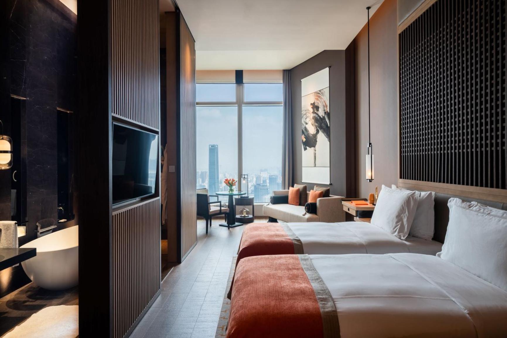 Jumeirah Guangzhou-Complimentary Shuttle Bus To Canton Fair Complex Eksteriør billede